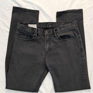 Banana Republic Men's Black Straight-leg Jeans - 32W x 32L